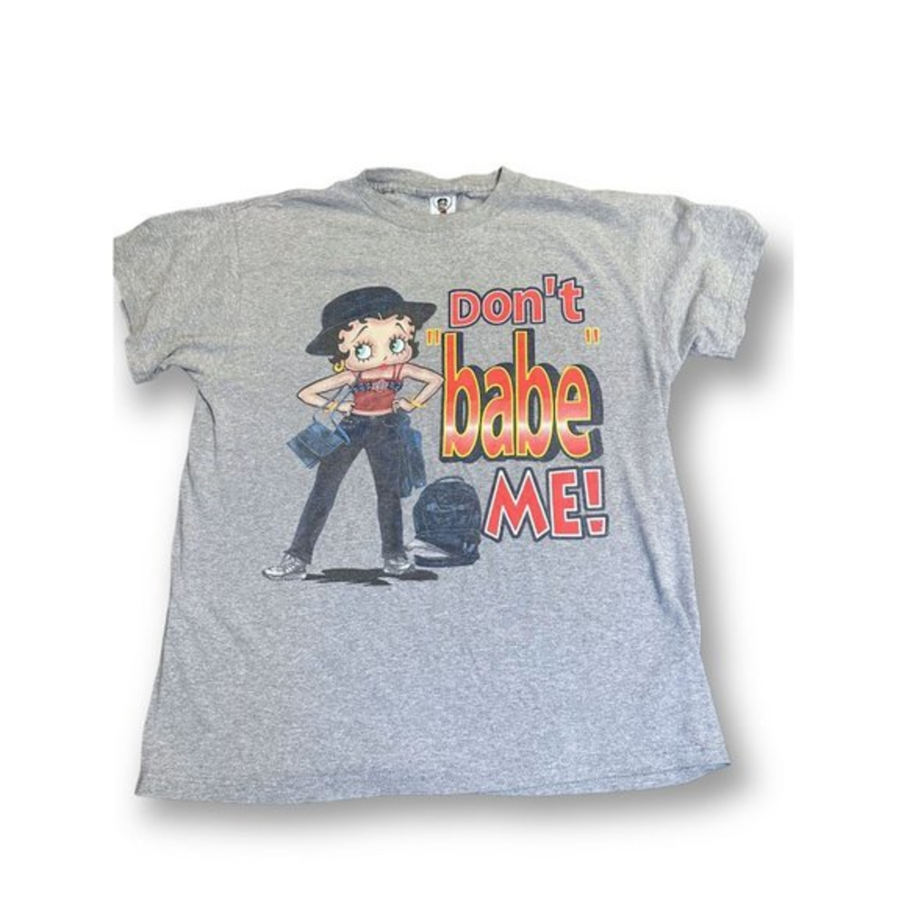 VINTAGE 2000 Betty Boop "Don't Babe‎ Me!"  by Freeze Size L